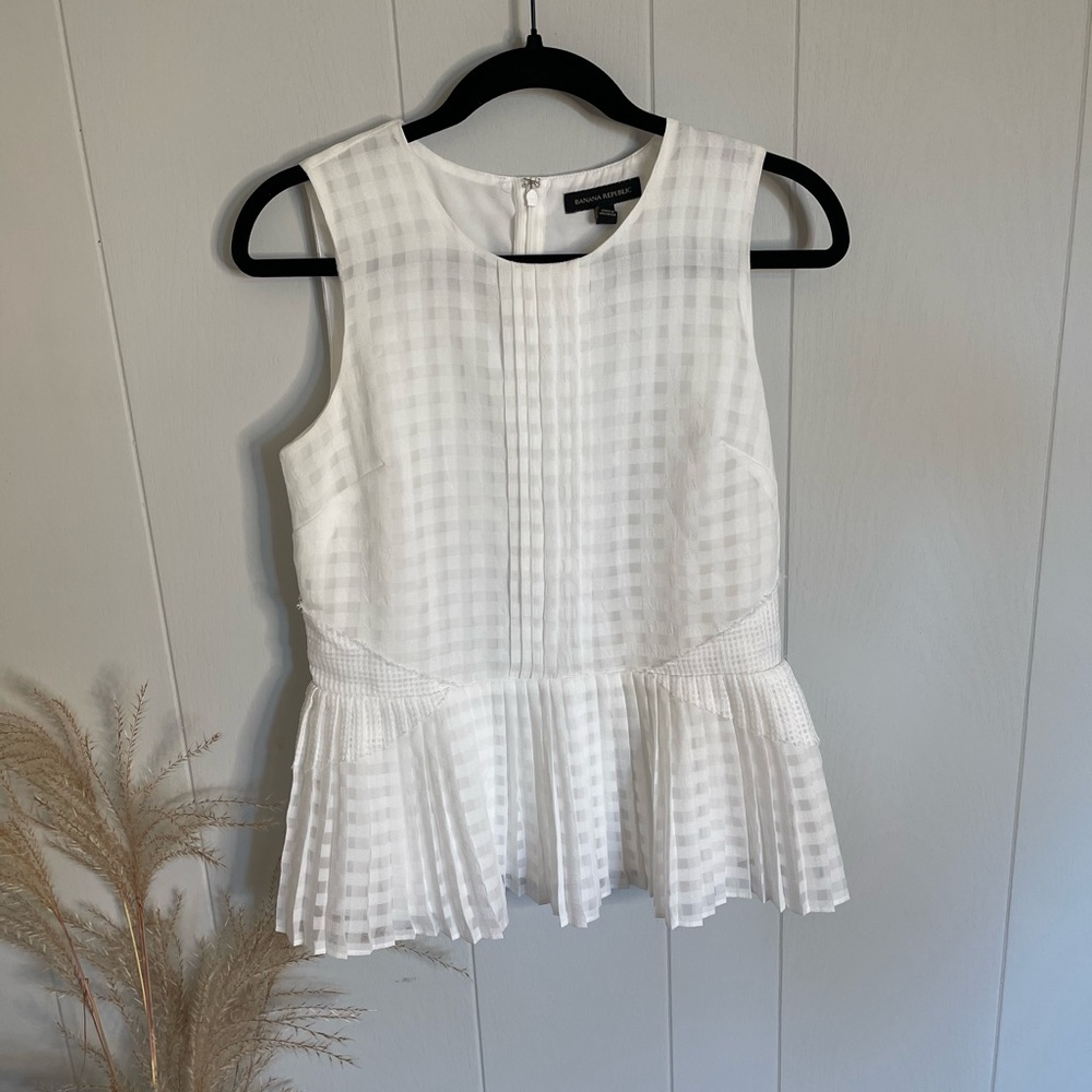 Banana Republic peplum blouse